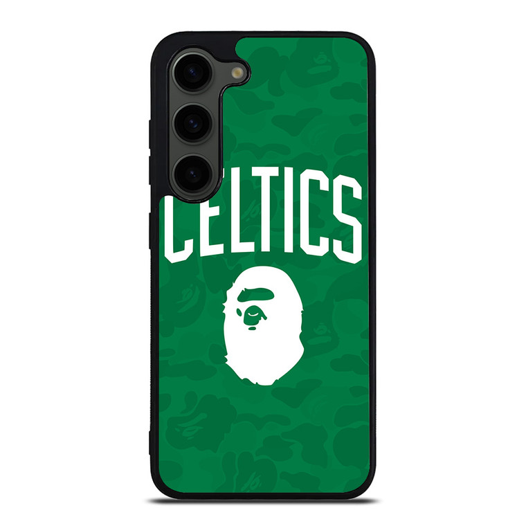 BOSTON CELTICS X BAPE CAMO Samsung Galaxy S23 Plus Case Cover