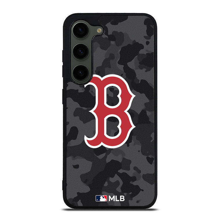 BOSTON RED SOX BASEBALL BLACK CAMO Samsung Galaxy S23 Plus Case Cover