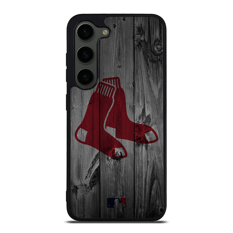 BOSTON RED SOX BASEBALL MLB WOOD LOGO Samsung Galaxy S23 Plus Case Cover