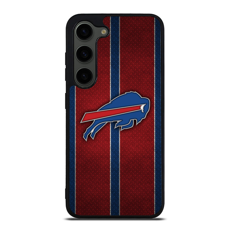 BUFFALO BILLS NFL METAL STRIPE Samsung Galaxy S23 Plus Case Cover