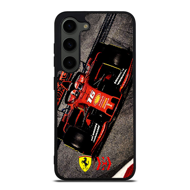 CHARLES LECLERC FERRARI FORMULA ONE F1 RACING 3 Samsung Galaxy S23 Plus Case Cover