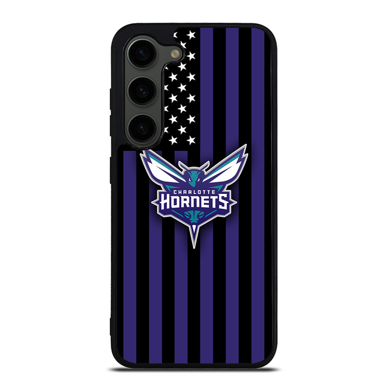 CHARLOTTE HORNETS NBA USA FLAG Samsung Galaxy S23 Plus Case Cover