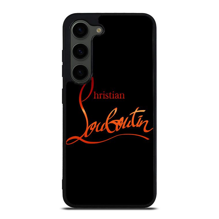 CHRISTIAN LOUBOUTIN RED LOGO Samsung Galaxy S23 Plus Case Cover