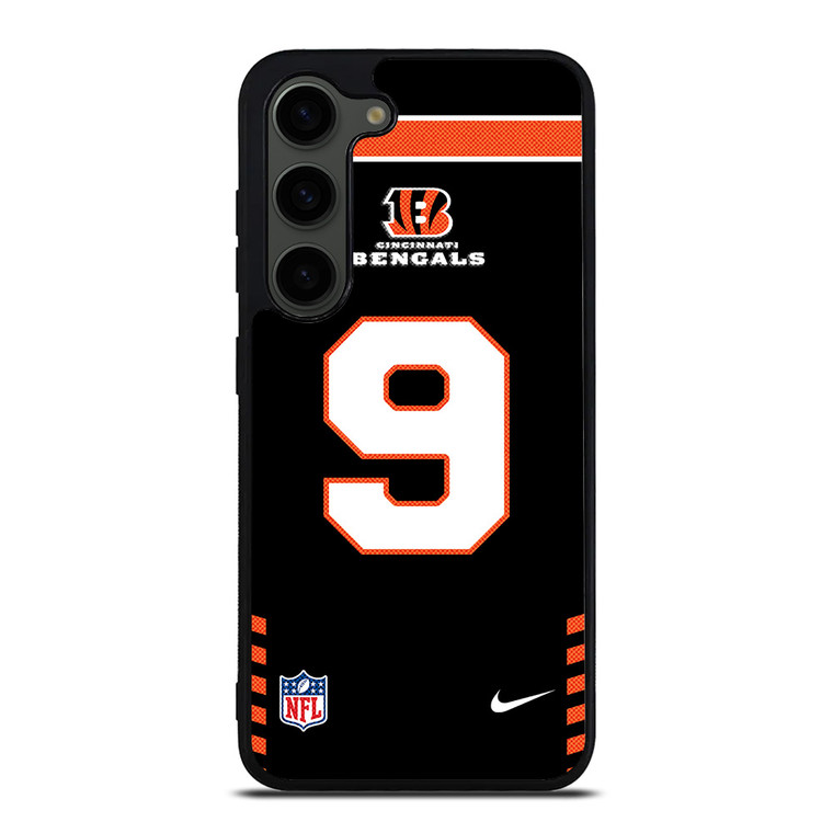 CINCINNATI BENGALS JOE BURROW 9 NFL NIKE Samsung Galaxy S23 Plus Case Cover