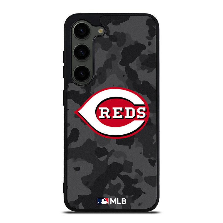 CINCINNATI REDS BASEBALL BLACK CAMO Samsung Galaxy S23 Plus Case Cover