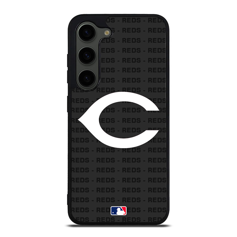 CINCINNATI REDS BASEBALL BLACK Samsung Galaxy S23 Plus Case Cover