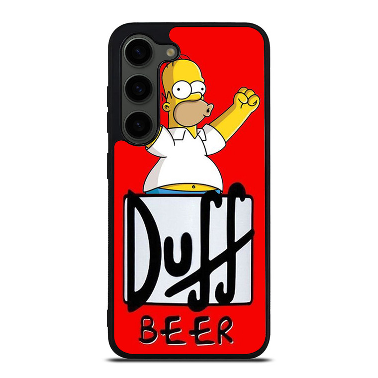 DUFF BEER THE SIMPSONS CARTOON Samsung Galaxy S23 Plus Case Cover