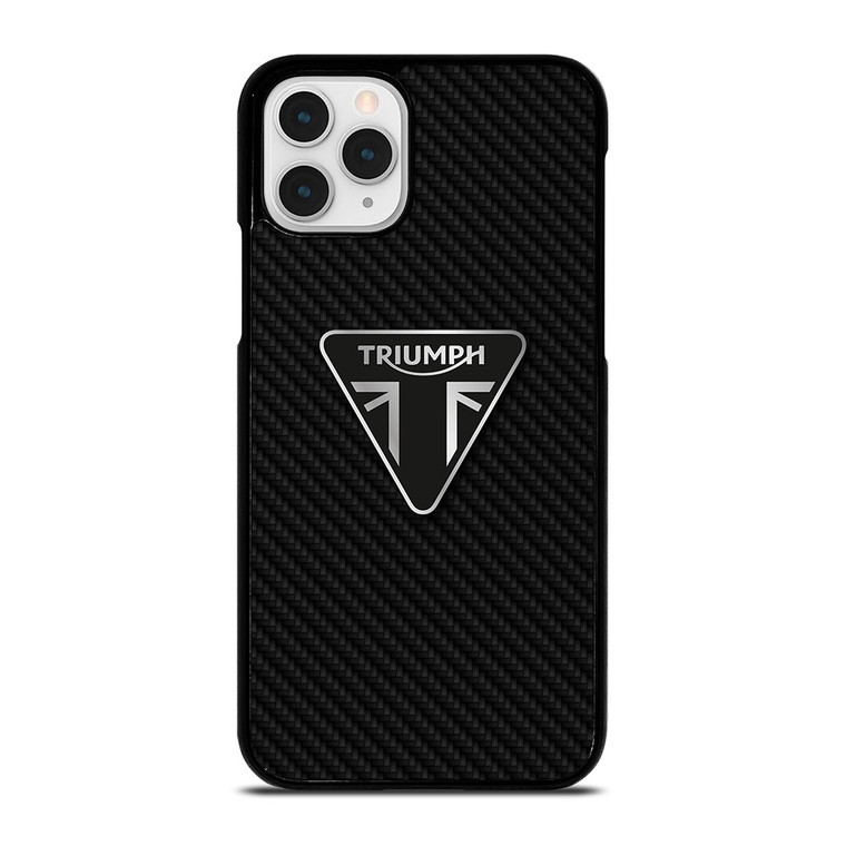 TRIUMPH MOTORCYCLES CARBON FIBER iPhone 11 Pro Case Cover