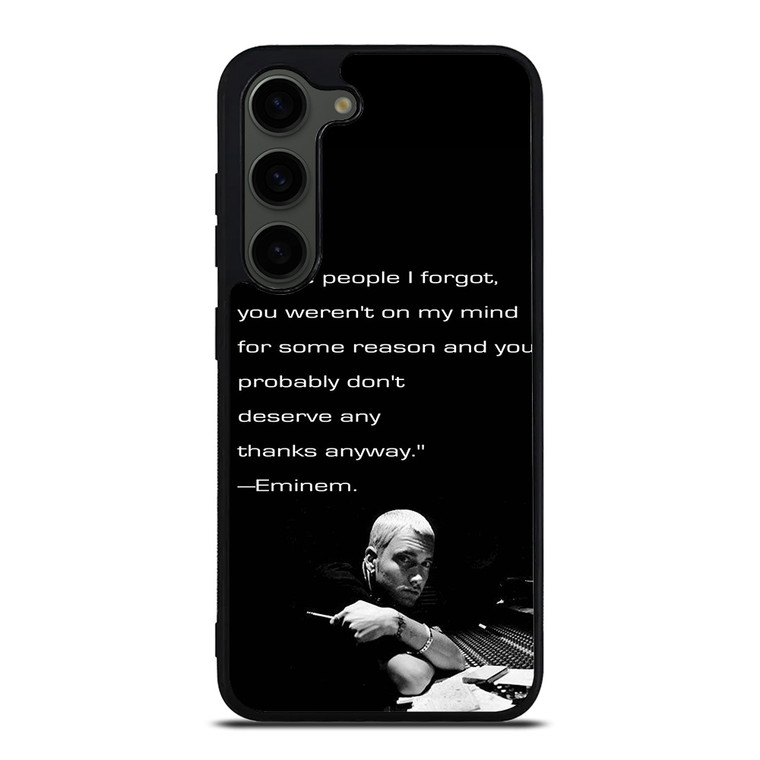 EMINEM RAPPER QUOTES Samsung Galaxy S23 Plus Case Cover