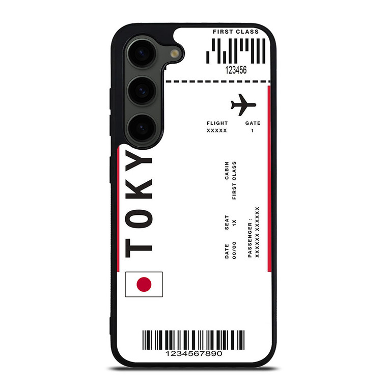 FLIGHT TICKETS NEW ZEALAND Samsung Galaxy S23 Plus Case Cover