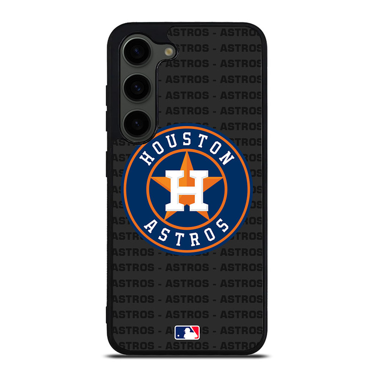 HOUSTON ASTROS BASEBALL MLB WOOD LOGO Samsung Galaxy S23 Plus Case Cover