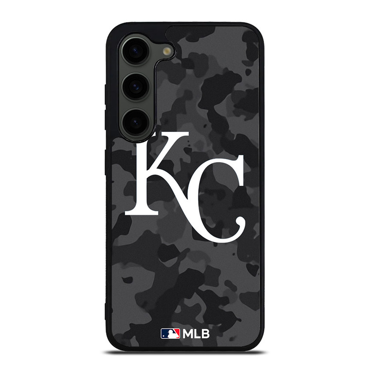 KANSAS CITY ROYALS BASEBALL BLACK CAMO Samsung Galaxy S23 Plus Case Cover
