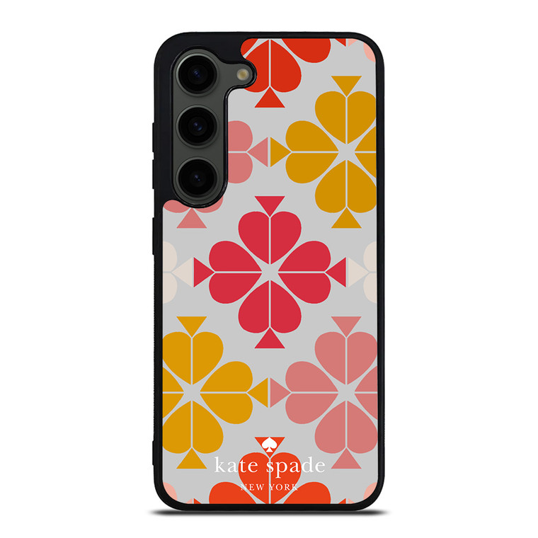 KATE SPADE JACQUARD PINK YELLOW Samsung Galaxy S23 Plus Case Cover