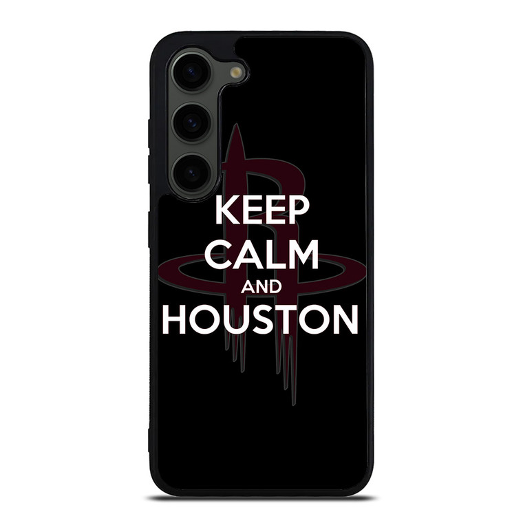 KEEP CALM AND GO HOUSTON ROCKETS Samsung Galaxy S23 Plus Case Cover