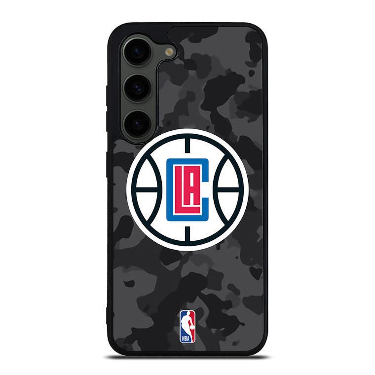 LOS ANGELES CLIPPERS BLACK CAMO Samsung Galaxy S23 Plus Case Cover