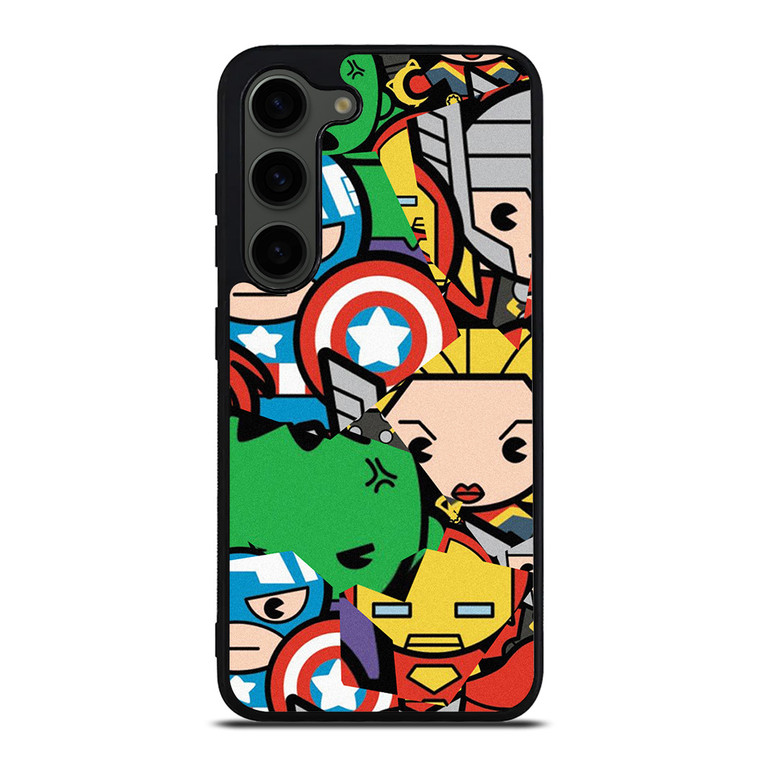 MARVEL COMIC CHARACTERS COLLAGE Samsung Galaxy S23 Plus Case Cover