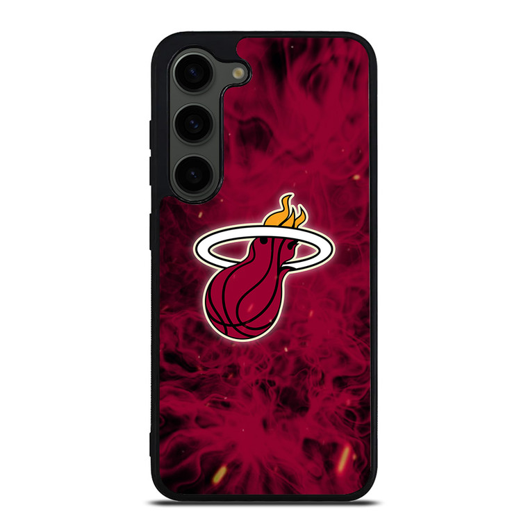MIAMI HEAT BASKETBALL NBA FIRES Samsung Galaxy S23 Plus Case Cover