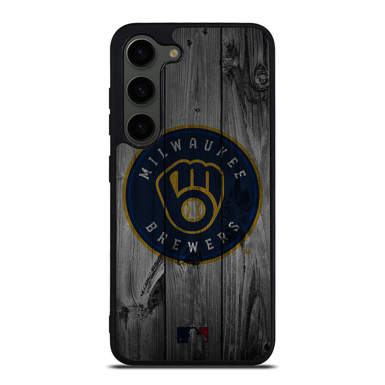MILWAUKEE BREWERS BASEBALL MLB WOOD LOGO Samsung Galaxy S23 Plus Case Cover