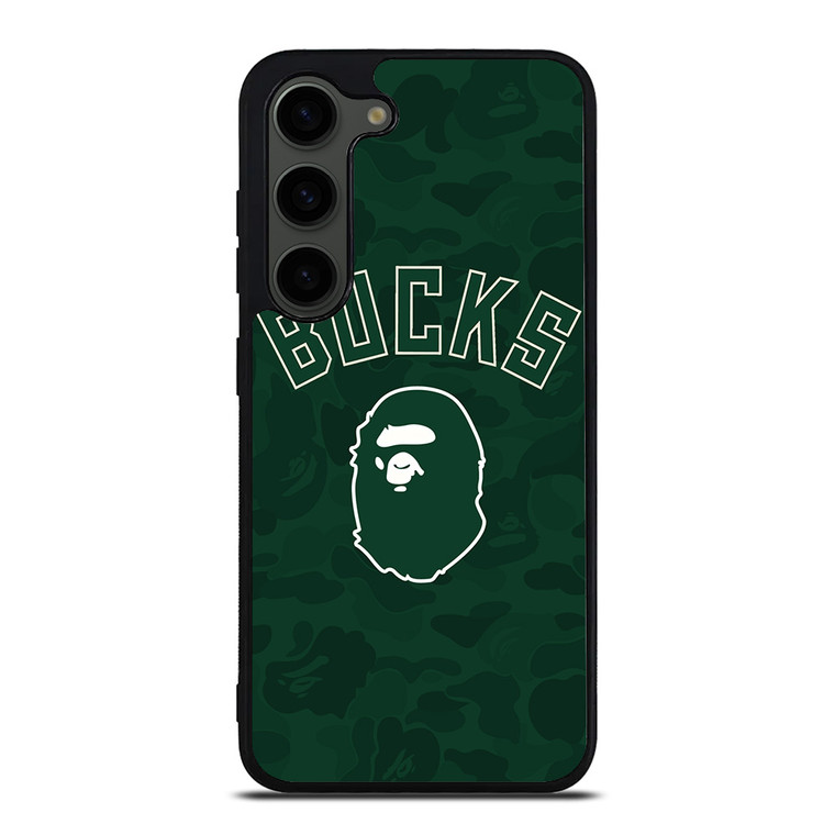 MILWAUKEE BUCKS X BAPE CAMO Samsung Galaxy S23 Plus Case Cover