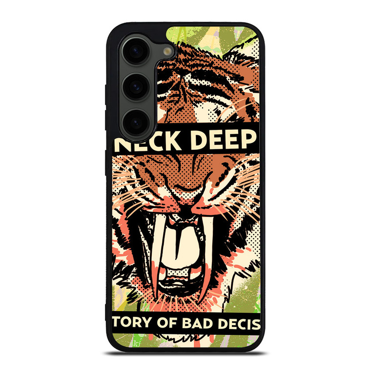 NECK DEEP A HISTORY OF A BAD DECISIONS Samsung Galaxy S23 Plus Case Cover