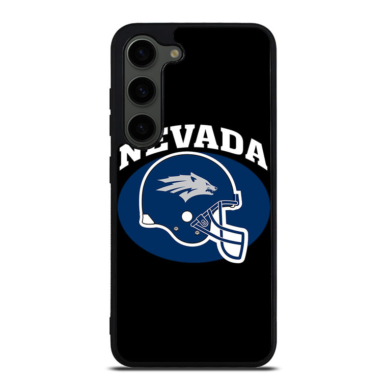 NEVADA WOLF PACK FOOTBALL HELMET Samsung Galaxy S23 Plus Case Cover