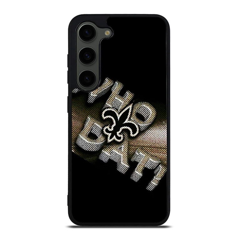 NEW ORLEANS SAINTS NFL FOOTBALL WHO DAT CHANTS Samsung Galaxy S23 Plus Case Cover