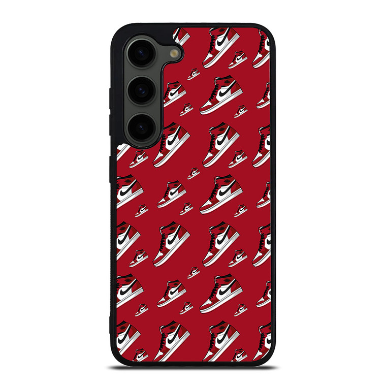 NIKE AIR JORDAN SHOES PATTERN Samsung Galaxy S23 Plus Case Cover