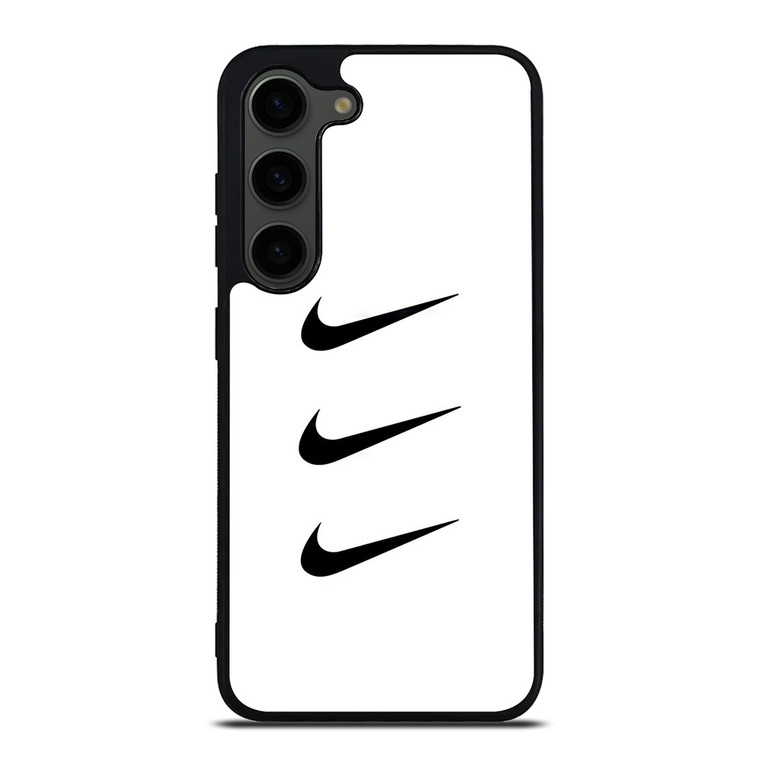NIKE TRIPPLE SWOOSH WHITE Samsung Galaxy S23 Plus Case Cover