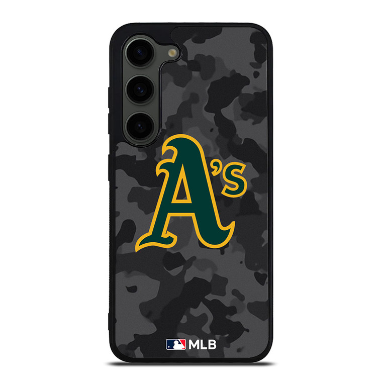 OAKLAND ATHLETICS BASEBALL BLACK CAMO Samsung Galaxy S23 Plus Case Cover