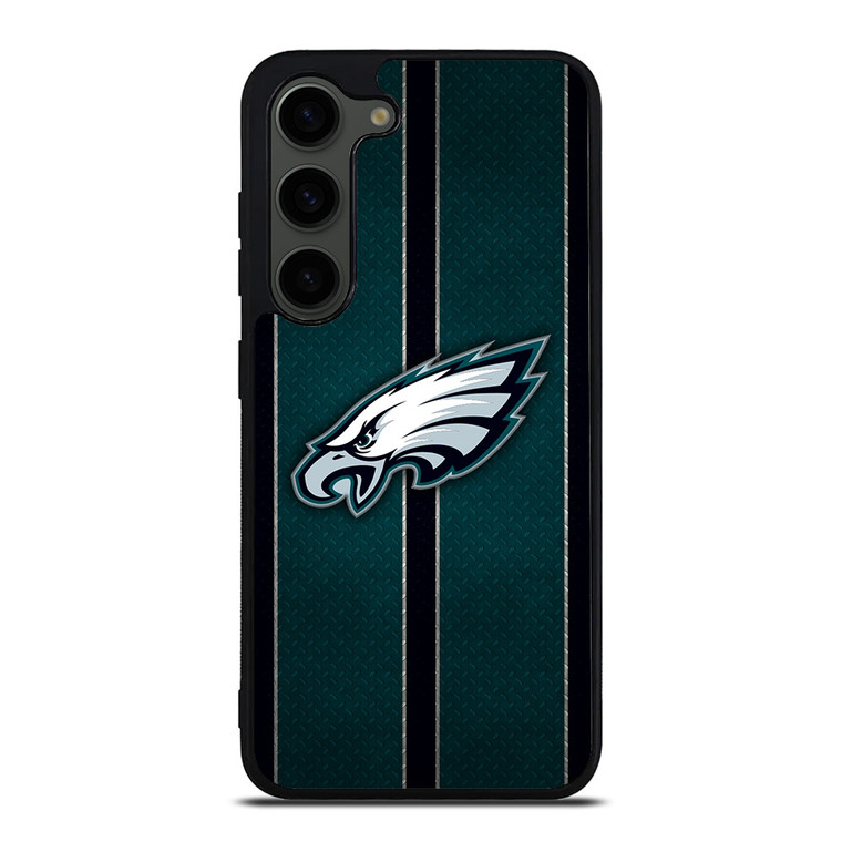 PHILADELPHIA EAGLES NFL METAL STRIPE Samsung Galaxy S23 Plus Case Cover