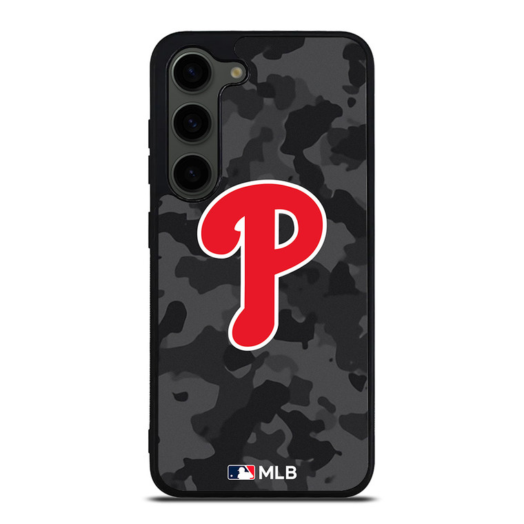 PHILADELPHIA PHILLIES BASEBALL BLACK CAMO Samsung Galaxy S23 Plus Case Cover
