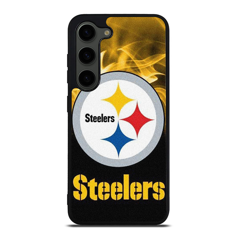 PITTSBURGH STEELERS NFL FIRE Samsung Galaxy S23 Plus Case Cover