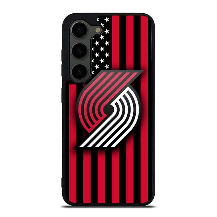 PORTLAND TRAIL BLAZERS NBA USA FLAG Samsung Galaxy S23 Plus Case Cover