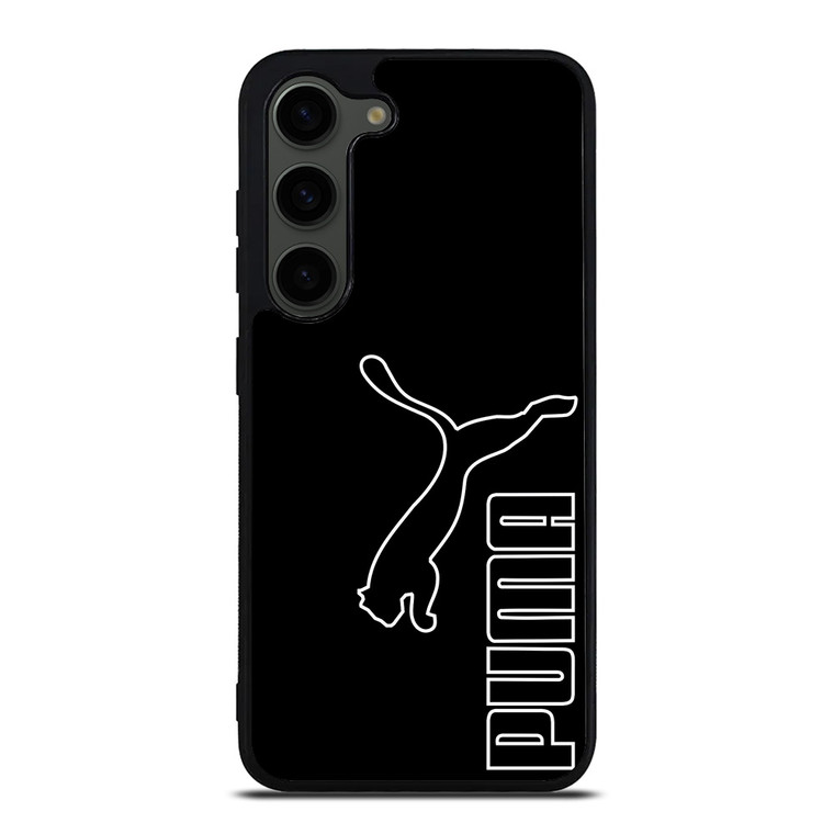 PUMA LOGO BLACK Samsung Galaxy S23 Plus Case Cover