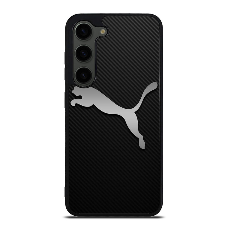 PUMA LOGO CARBON Samsung Galaxy S23 Plus Case Cover