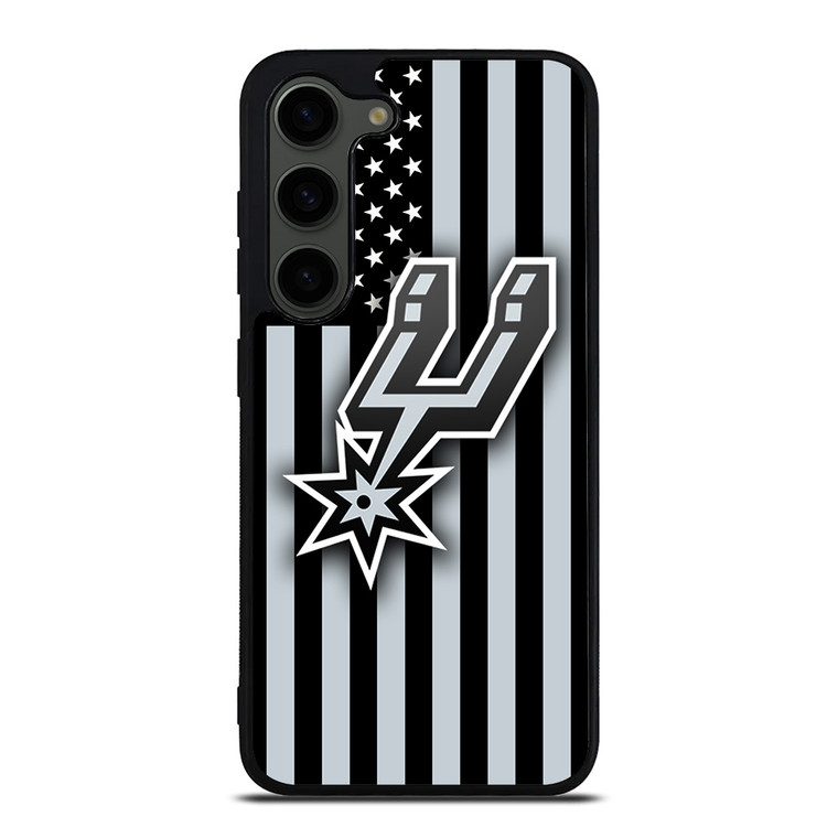 SAN ANTONIO SPURS NBA USA FLAG Samsung Galaxy S23 Plus Case Cover