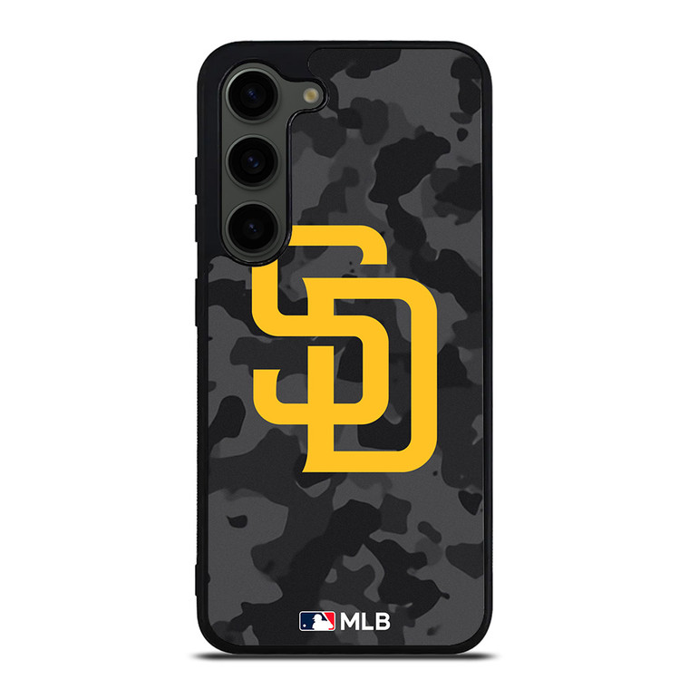 SAN DIEGO PADRES BASEBALL BLACK CAMO Samsung Galaxy S23 Plus Case Cover