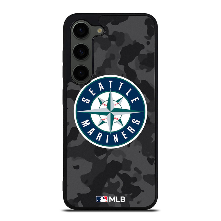 SEATTLE MARINERS BASEBALL BLACK CAMO Samsung Galaxy S23 Plus Case Cover