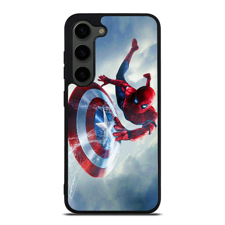 SPIDERMAN X CAPTAIN AMERICA Samsung Galaxy S23 Plus Case Cover