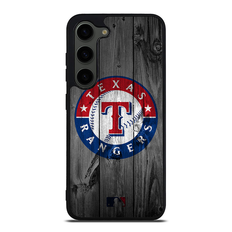 TEXAS RANGERS BASEBALL MLB WOOD LOGO Samsung Galaxy S23 Plus Case Cover