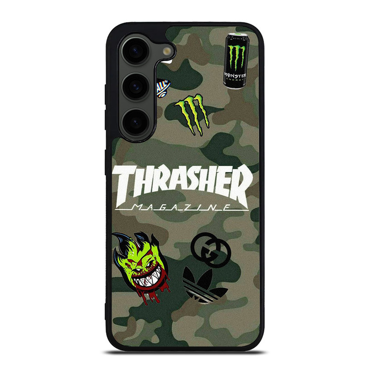 THRASHER SKATEBOARD CAMO COLLAGE Samsung Galaxy S23 Plus Case Cover