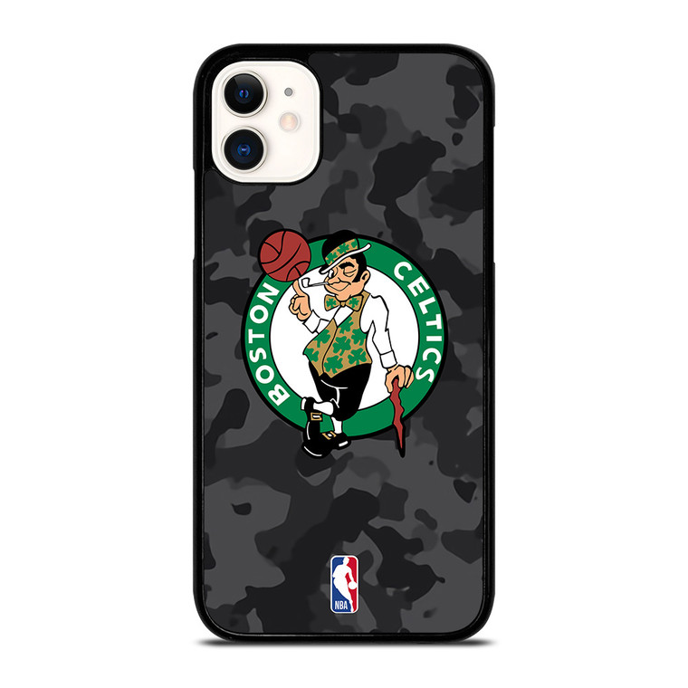 BOSTON CELTICS BLACK CAMO iPhone 11 Case Cover