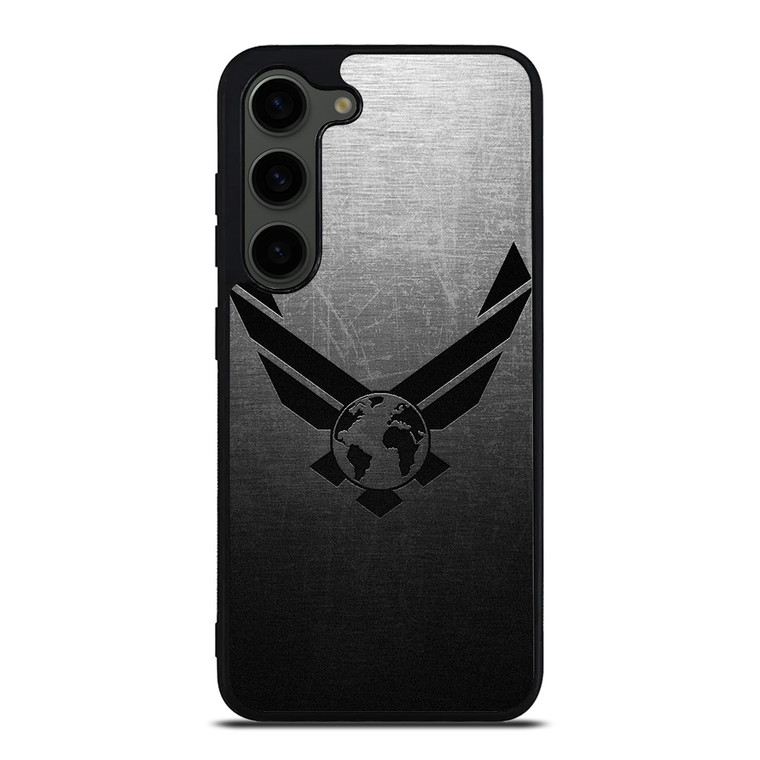 USAF UNITED STATES AIR FORCES LOGO METAL Samsung Galaxy S23 Plus Case Cover