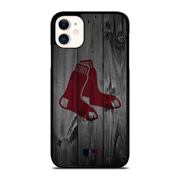 BOSTON RED SOX BASEBALL MLB WOOD LOGO iPhone 11 Case Cover