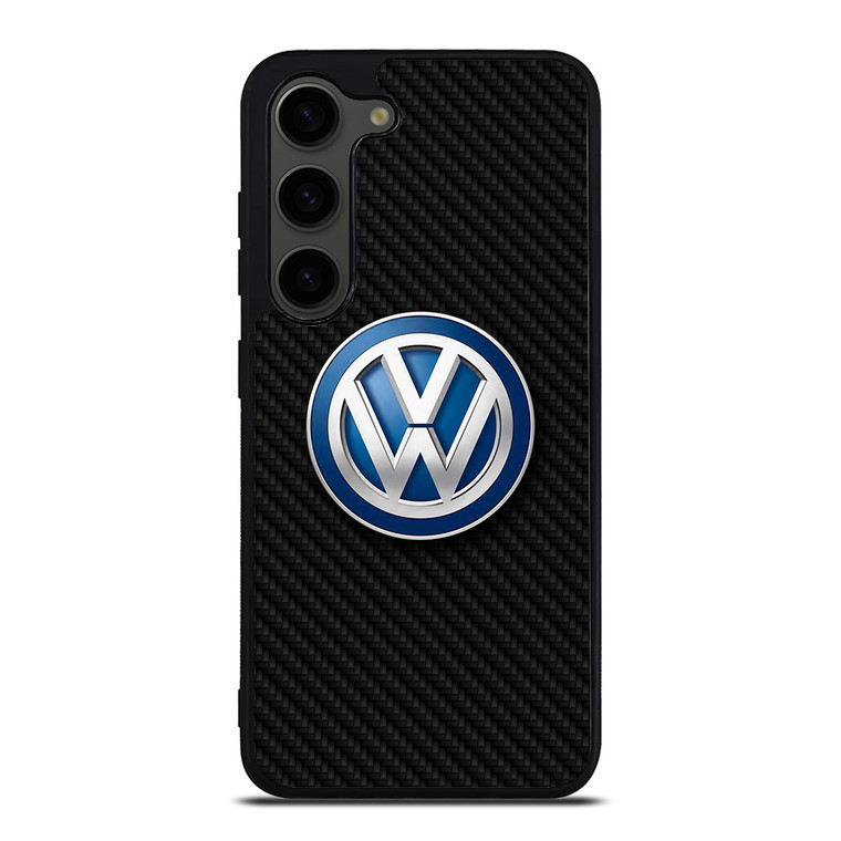 VOLKSWAGEN MOTOR CARBON FIBER Samsung Galaxy S23 Plus Case Cover