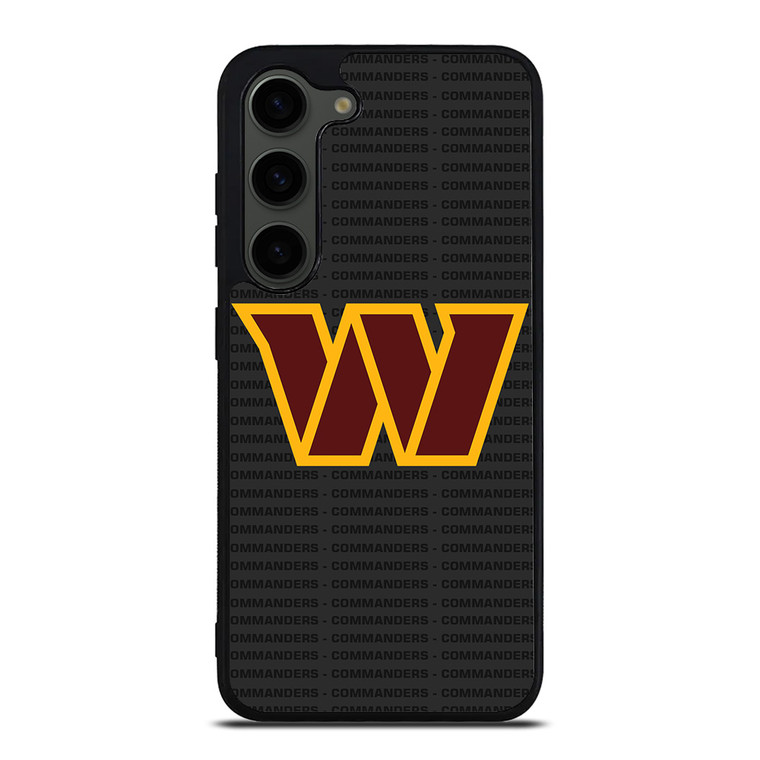 WASHINGTON COMMANDERS FOOTBALL TEXT Samsung Galaxy S23 Plus Case Cover