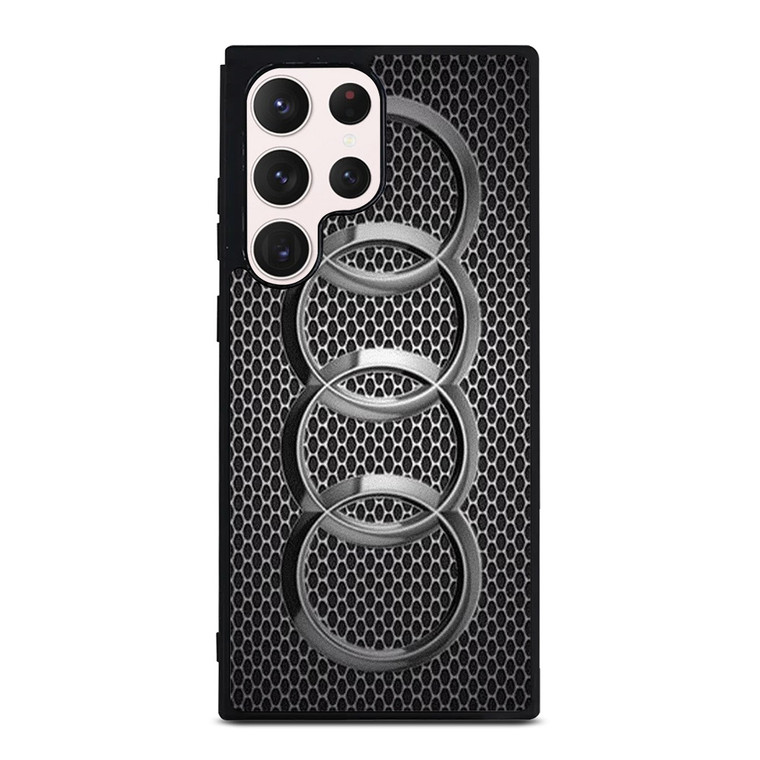 AUDI CAR METAL LOGO Samsung Galaxy S23 Ultra Case Cover AUDI CAR METAL LOGO Samsung Galaxy S23 Ultra Case Cover