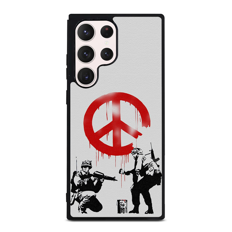 BANKSY ART PEACE Samsung Galaxy S23 Ultra Case Cover