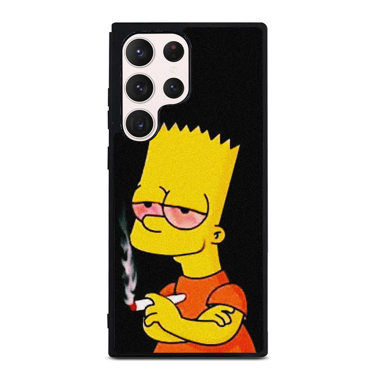 BART SIMPSONS WEEDS CIGARATTE Samsung Galaxy S23 Ultra Case Cover