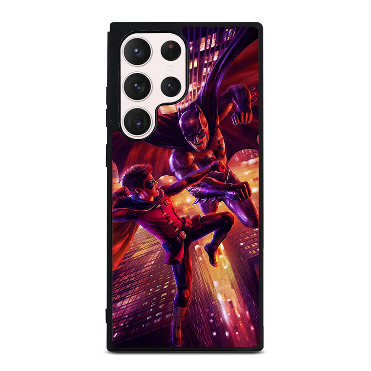 BATMAN AND ROBIN FIGHT Samsung Galaxy S23 Ultra Case Cover